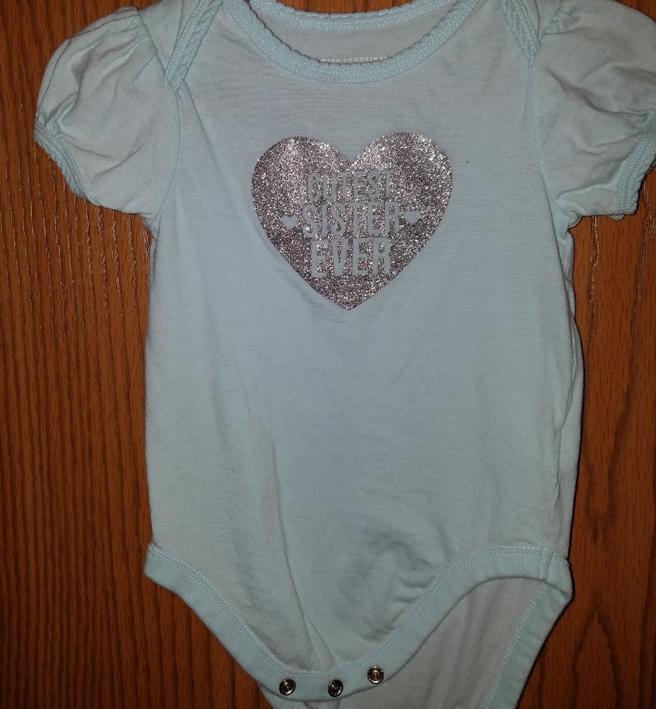 Cutest Sister Ever onesie by Children's Place